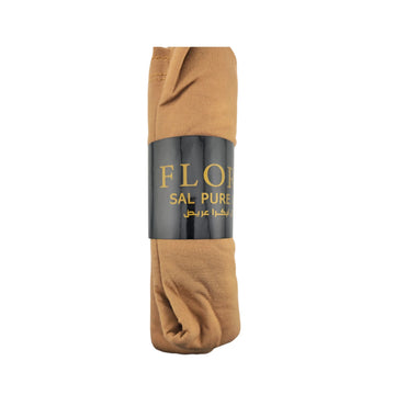 Floral Pure Georgette Hijab – Caramel Brown