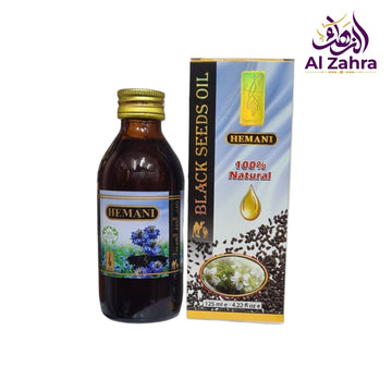 Hemani Black Seed Oil 125ml – 100% natural cold-pressed oil bottle and box