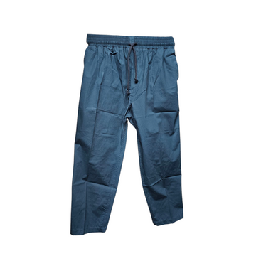 Boys’ Teal Blue Drawstring Trousers – Lightweight Poly-Cotton Comfort