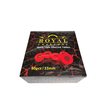 Royal Quick Light Charcoal Tablets – 80pcs (33mm)