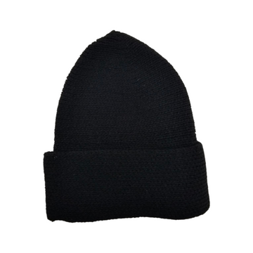 Wool-Velvet Turkish Prayer Hat – Black Kufi for Men