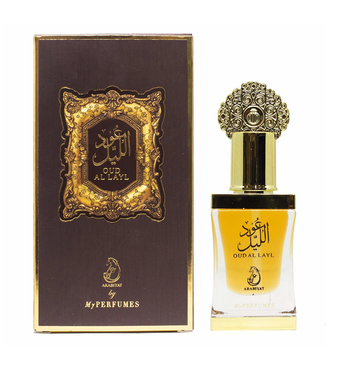 Oud Al Layl Concentrated Perfume Oil by My Perfumes – 12ml Bottle Unisex Fragrance