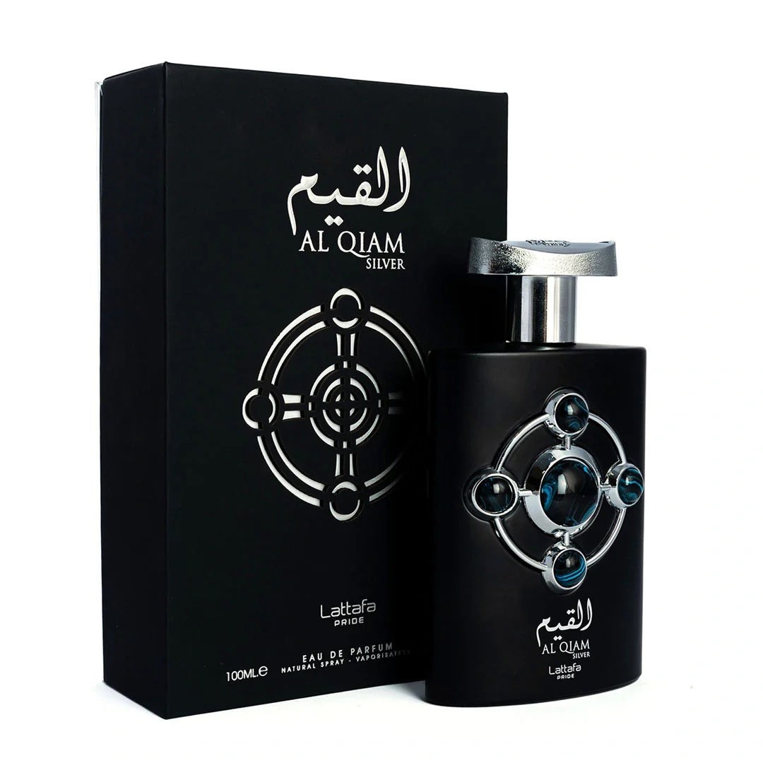 Al Qiam Silver by Lattafa – 100ml Unisex Eau de Parfum Bottle