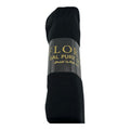 Flora Sal Pure Georgette Scarf in black – soft and lightweight fabric.