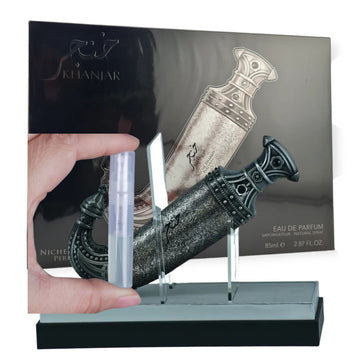 Khanjar 3ml Perfume Sample by Niche Emarati – Lattafa | Unisex Luxury Fragrance