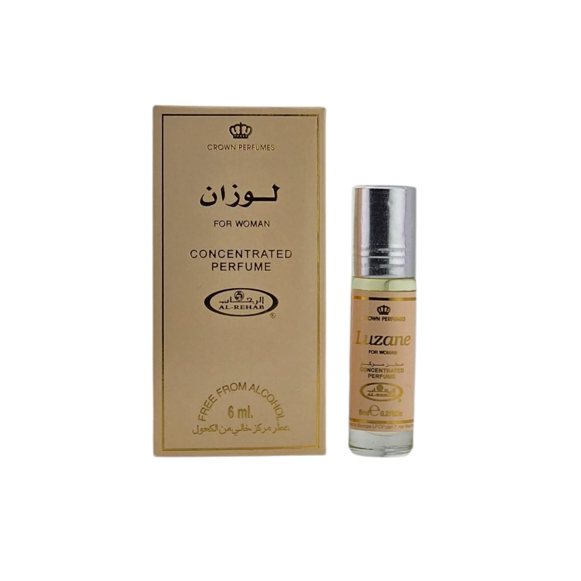 Luzane 6ml Perfume Oil by Al-Rehab – Concentrated Roll-On for Women