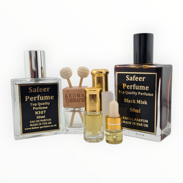 Oud Silken Dreams by Safeer Perfume, luxurious unisex fragrance with oud, rose, and vanilla notes.