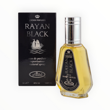 Rayan Black 50ml EDP by Al-Rehab – Elegant Unisex Perfume Spray