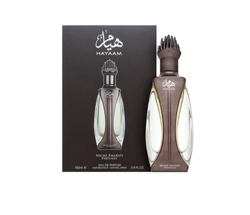 Lattafa Niche Emarati Hayaam Unisex EDP 100ml – Marine, Floral, and Woody Fragrance