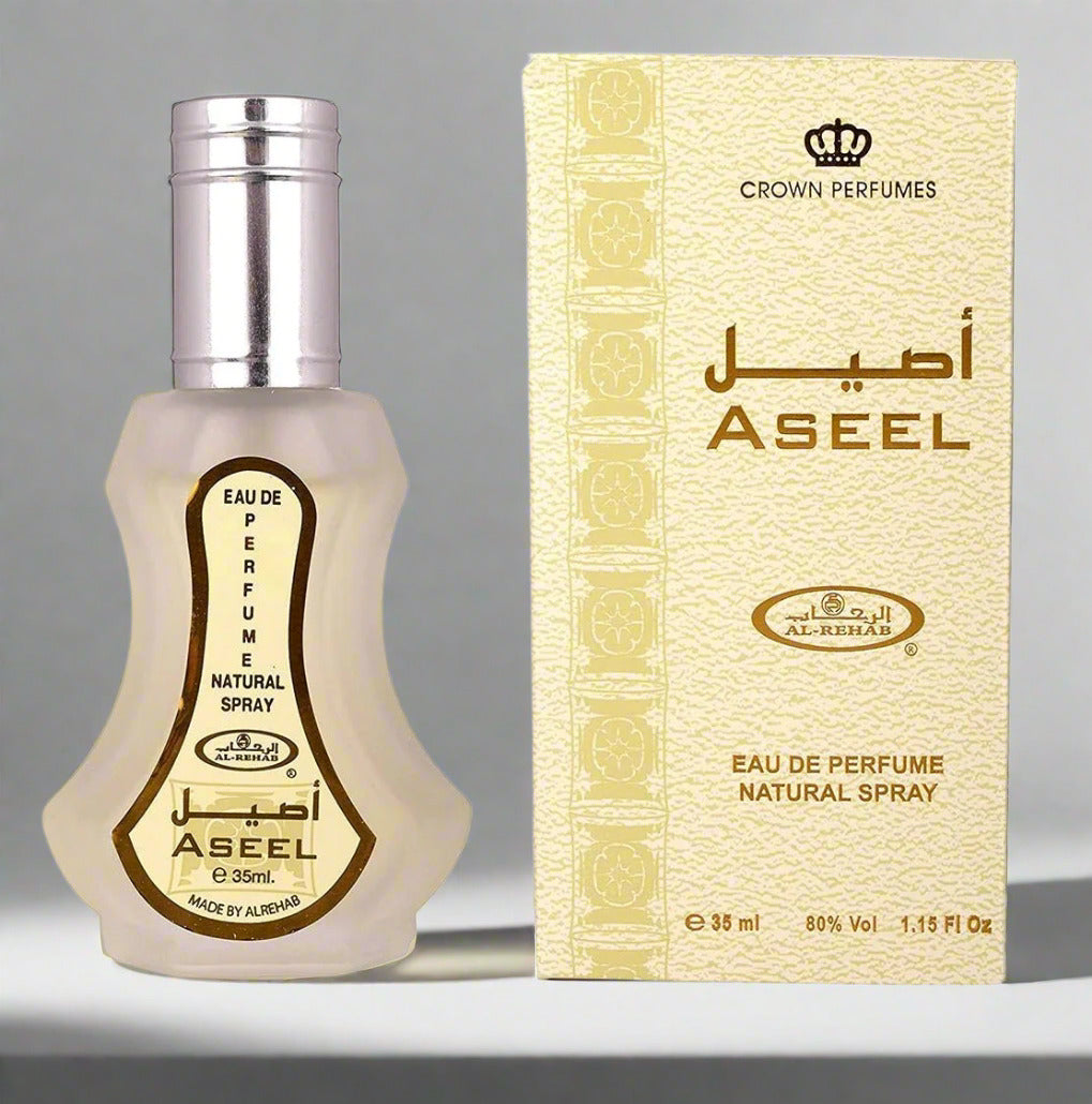 Aseel 35ml EDP by Al-Rehab – Elegant Unisex Perfume Spray