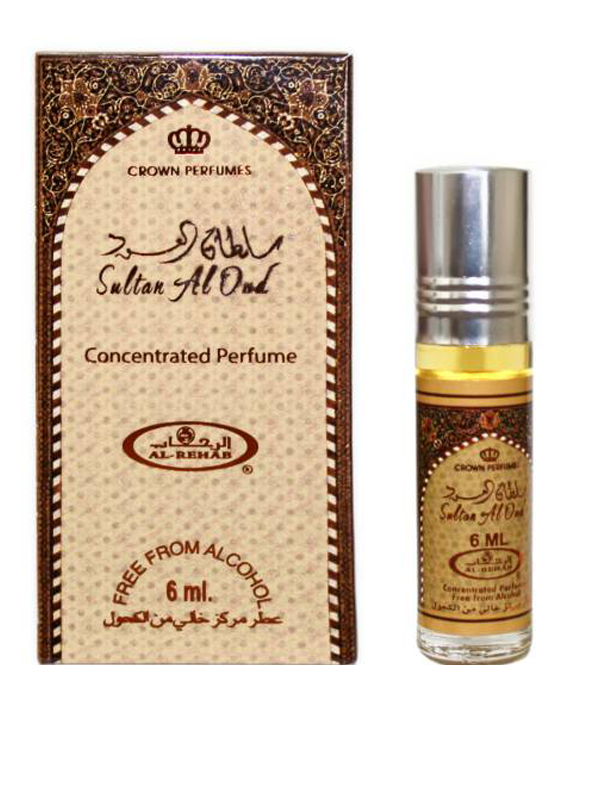 Sultan Al Oud by Al Rehab |6ml Roll On|Perfume Oil| Al Zahra