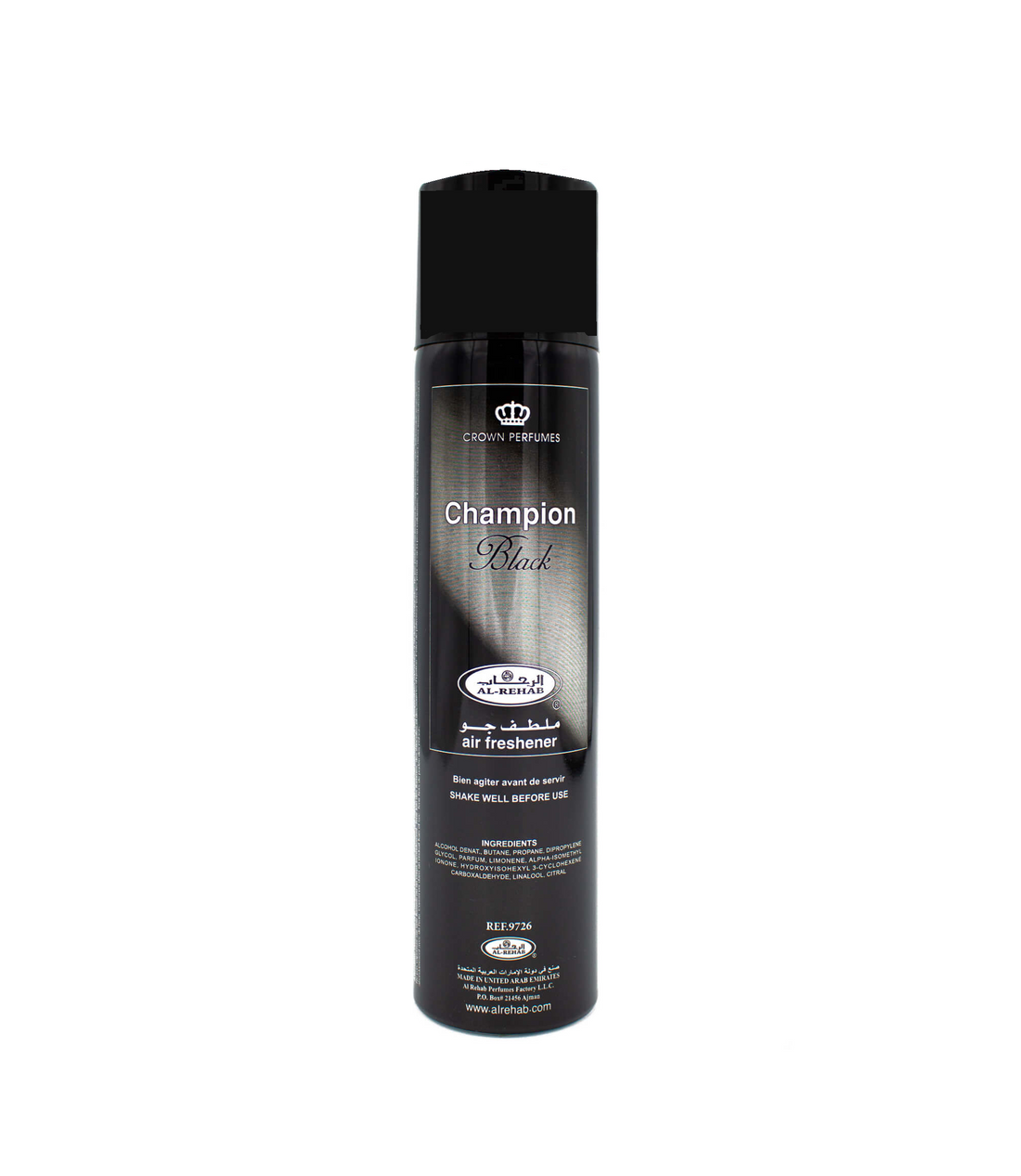 Champion Black Air Freshener 300ml