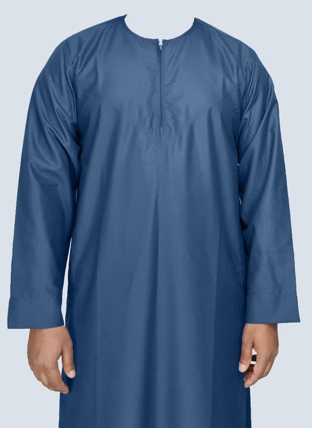 Navy Blue Emirati Thobe Jubbah | Al Zahra