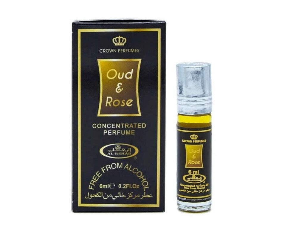 Oud and Rose 6ml Roll on by Al Rehab | Perfume Oil