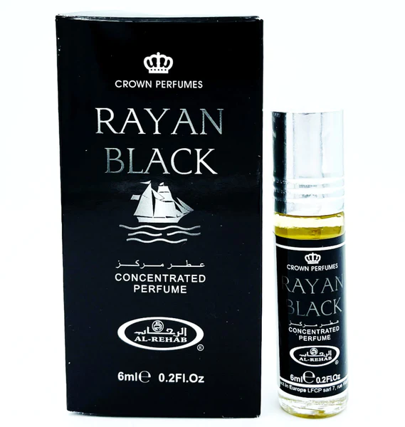 Rayan Black by Al Rehab | 6ml Roll On |Perfume Oil