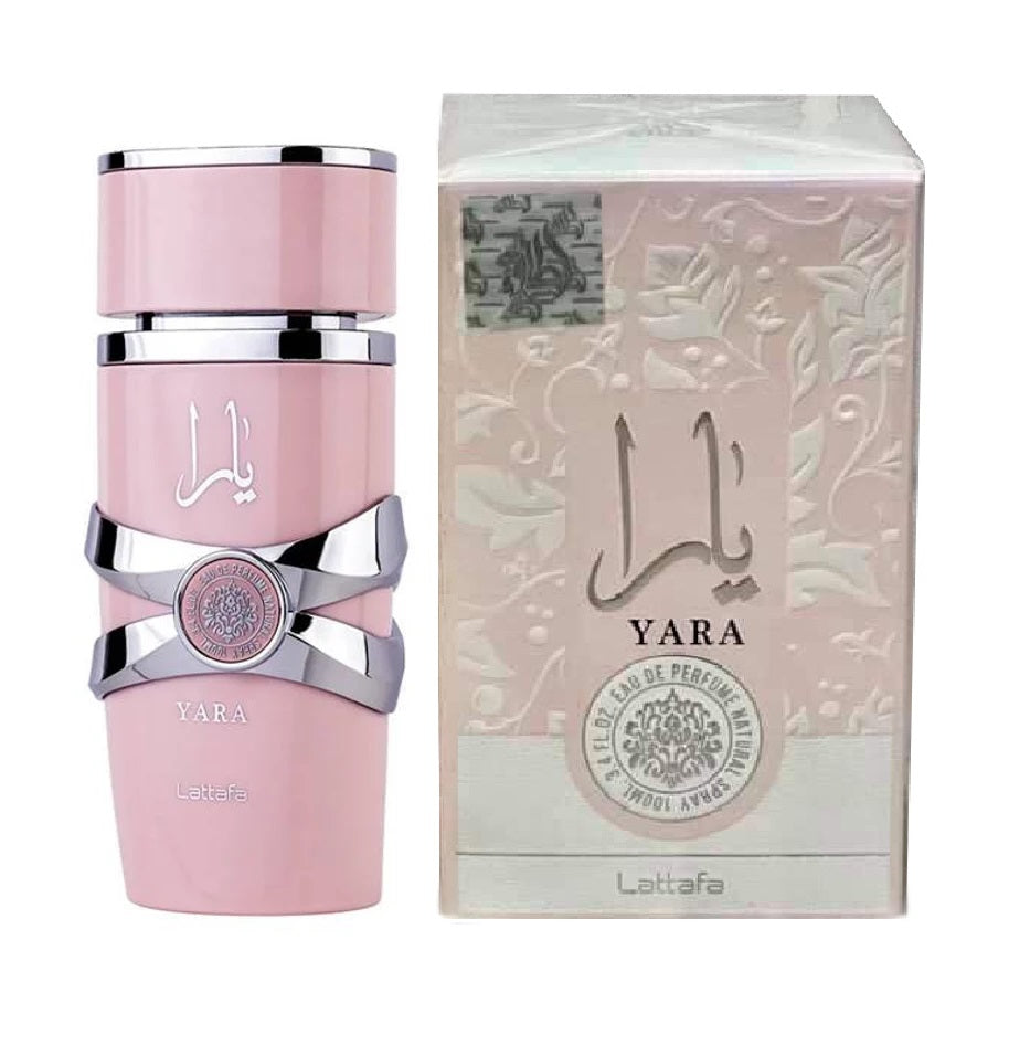 Yara Eau De Parfum 100ml by Lattafa - Elegant Women's Fragrance Bottle